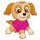 Câine Puppy balon din folie 36 cm (WP)