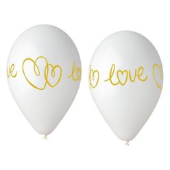 Iubire White balon, 5 buc 13 inch (33 cm)