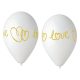 Iubire White balon, 5 buc 13 inch (33 cm)
