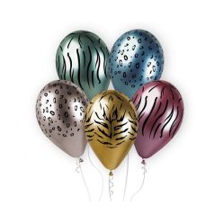   Animale Animale Africane Lucioase, balon, set de 5 bucăți 13 inch (33 cm)