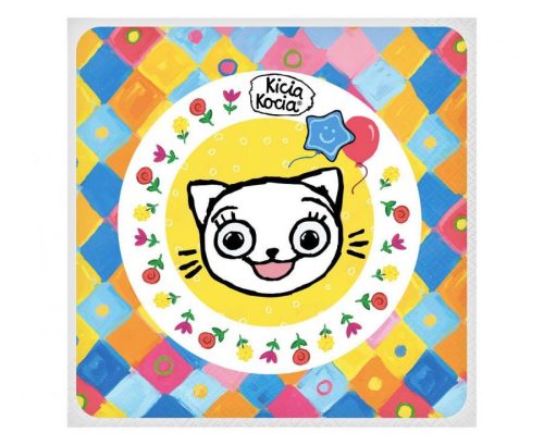 Pisică Kitty Kitten șervețele 20 buc 33x33 cm