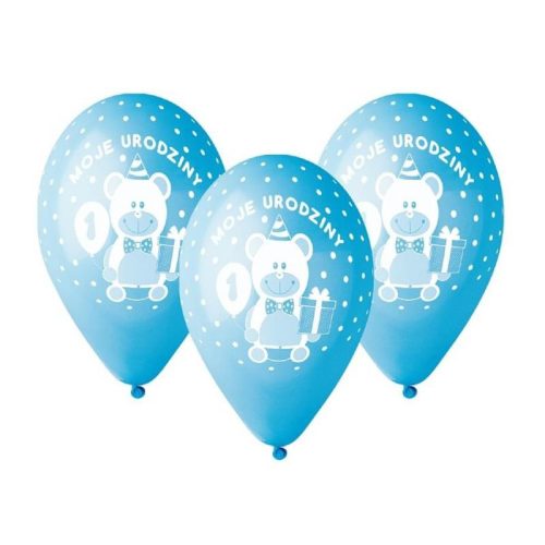 La mulți ani Balonul Meu 1st Birthday, set de 5 baloane, 12 inch (30 cm)