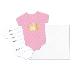 Bebe Little Girl Set de 6 invitații roz
