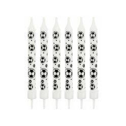 Fotbal Ball set de 6 lumânări de tort