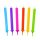 Colorat Rainbow Set lumânări tort Curcubeu, 12 bucăți