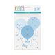 Prima zi de naștere Blue sac de hârtie, set de 8