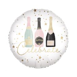   Sărbătorește Bottles  Balon de folie pentru sărbători 46 cm