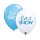 Crăciun Let it Snow balon, 6 bucăți 11 inch (30 cm)