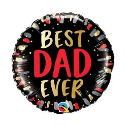Tată Best Dad Ever, balon de folie 46 cm