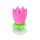 Colorat Pink Set de lumânări muzicale de flori roz pentru tort