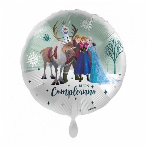 Disney Regatul de gheață Balon din folie Team Buon Compleanno 43 cm