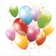 Colorat Balloons șervețel balon 20 buc 33x33 cm