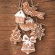 Crăciun Gingerbread Cookies șervețele, pachet de 20, 33x33 cm
