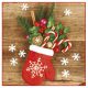 Crăciun Glove Full of Xmas șervețele, pachet de 20, 33x33 cm