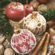 Crăciun Lace Red&Gold Baubles șervețele, pachet de 20, 33x33 cm