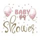 Bebe Pink Șervețel pentru botez set 20 buc 33x33 cm