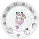 Animale Cat Vibes farfurie de hârtie 8 buc 18 cm