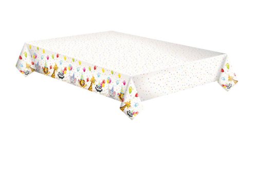 La mulți ani Star Față de masă de hârtie Happy Birthday 120x180 cm