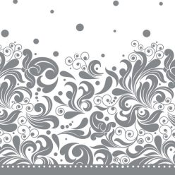 Colorat Silver Șervețel decorativ set de 20 33x33 cm