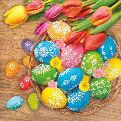 Paște Colourful Eggs șervețel 20 buc 33x33 cm