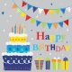 La mulți ani Gifts and Garlands Șervețel Happy Birthday 20 buc 33x33 cm
