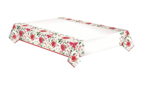 Crăciun Poinsettia fata de masă de hârtie 120x180 cm