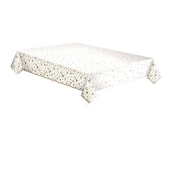 Crăciun Gold Stars față de masă din hârtie 120x180 cm