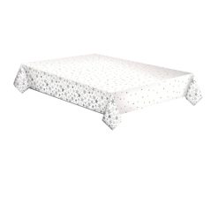 Crăciun Silver Stars față de masă de hârtie 120x180 cm
