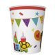 Animale Cute Party set de pahare de hârtie 8 buc, 250 ml