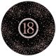La mulți ani Rose Gold Happy Birthday 18 farfurii de hârtie 8 buc 18 cm