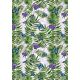 Colorat Fern and Butterfly Mapă elastică A/4 Natură