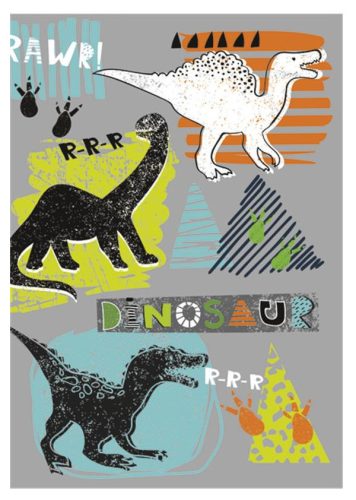 Dinozaur Rawr Mapă A/4 cu elastic