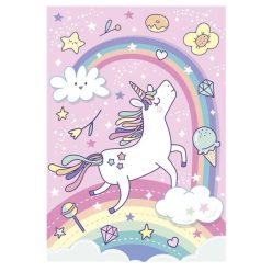 Unicorn Rainbow Dosar A/4 cu elastic