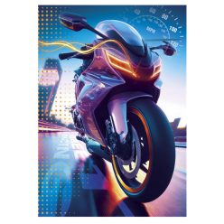 Motocicletă Speed Mapă elastică A/4