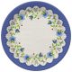 Colorat Folk Farfurie din hârtie broderie 8 buc 18 cm