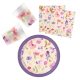 Floare Watercolor Flowers, set de petrecere de 36 de bucăți cu farfurie de 23 cm