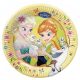 Disney Regatul de gheață Fever farfurie de hârtie set de 8 23 cm