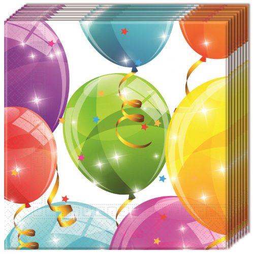 Baloane Sparkling Balloons Șervețel Sparkling 20 buc 33x33 cm