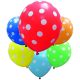 Colorat Dots, balon cu buline, set de 6