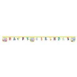 Purcelușa Peppa Messy Play Semn Happy Birthday