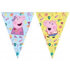 Purcelușa Peppa Messy Play ghirlandă de steaguri 2,3 m