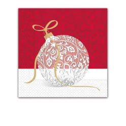 Crăciun Elegant Xmas Ball i șervețel 20 buc 33x33 cm