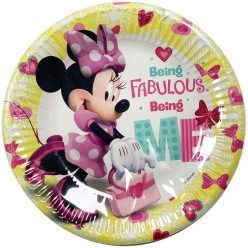 Disney Minnie  Happy Helpers farfurie de hârtie 8 buc 20 cm