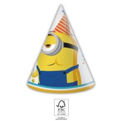   Minionii The Rise of Gru pălărie de petrecere, con 6 buc FSC