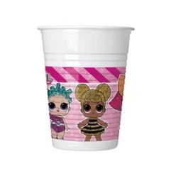   LOL Surprise Glitterati set de pahare din plastic 8 buc 200 ml