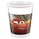 Disney Mașini Arena Race set de pahare din plastic, 8 bucăți, 200 ml
