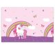 Unicorn Rainbow Colors față de masă din plastic 120x180 cm
