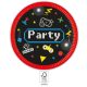 Gamer Gaming Party farfurie de hârtie 8 buc 23 cm FSC