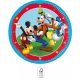 Disney Mickey  Rock the House farfurie din hârtie 8 buc 23 cm FSC