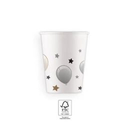   La mulți ani Milestone Pahar de hârtie Happy Birthday 8 buc 200 ml FSC